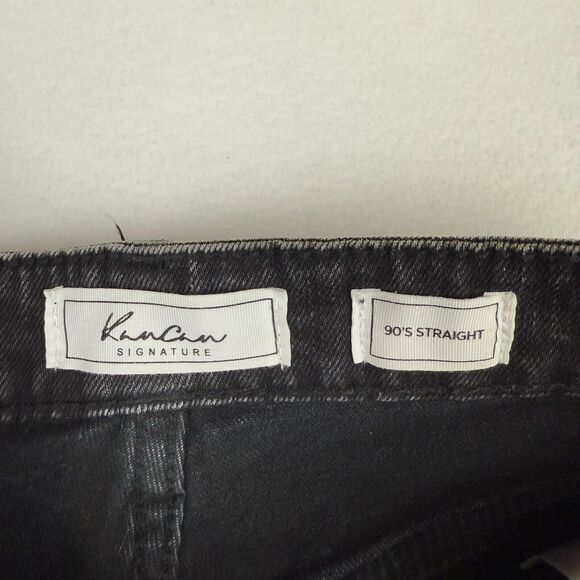 KanCan Women's Black Straight Leg Jeans - Picture 7 of 9